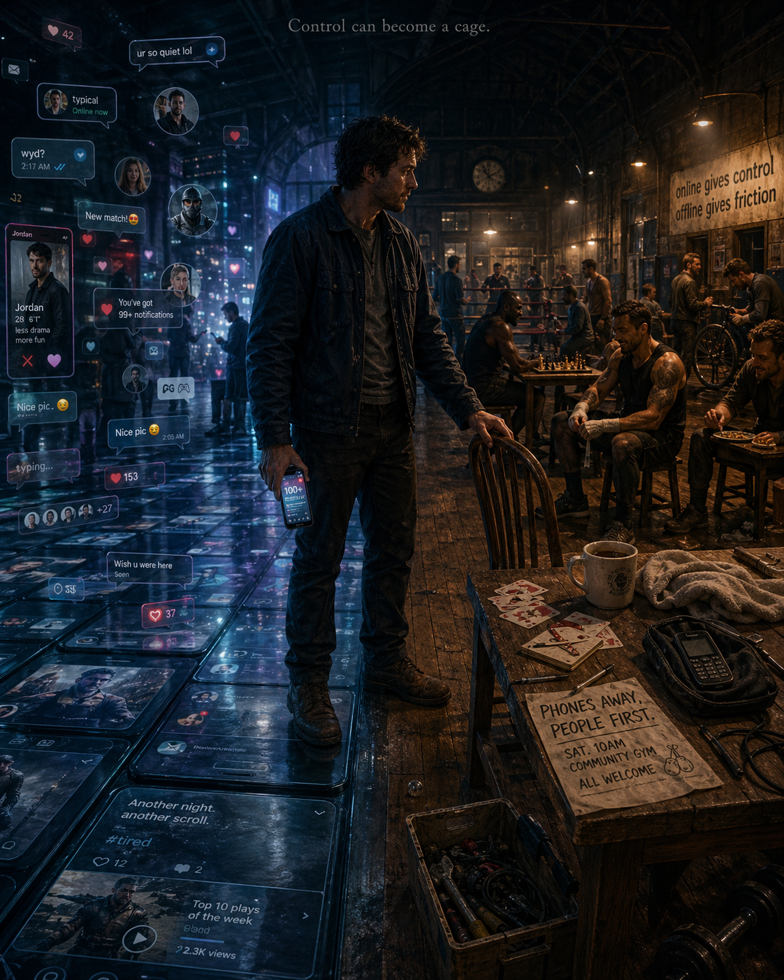 The Men Who Are Quietly Logging Off